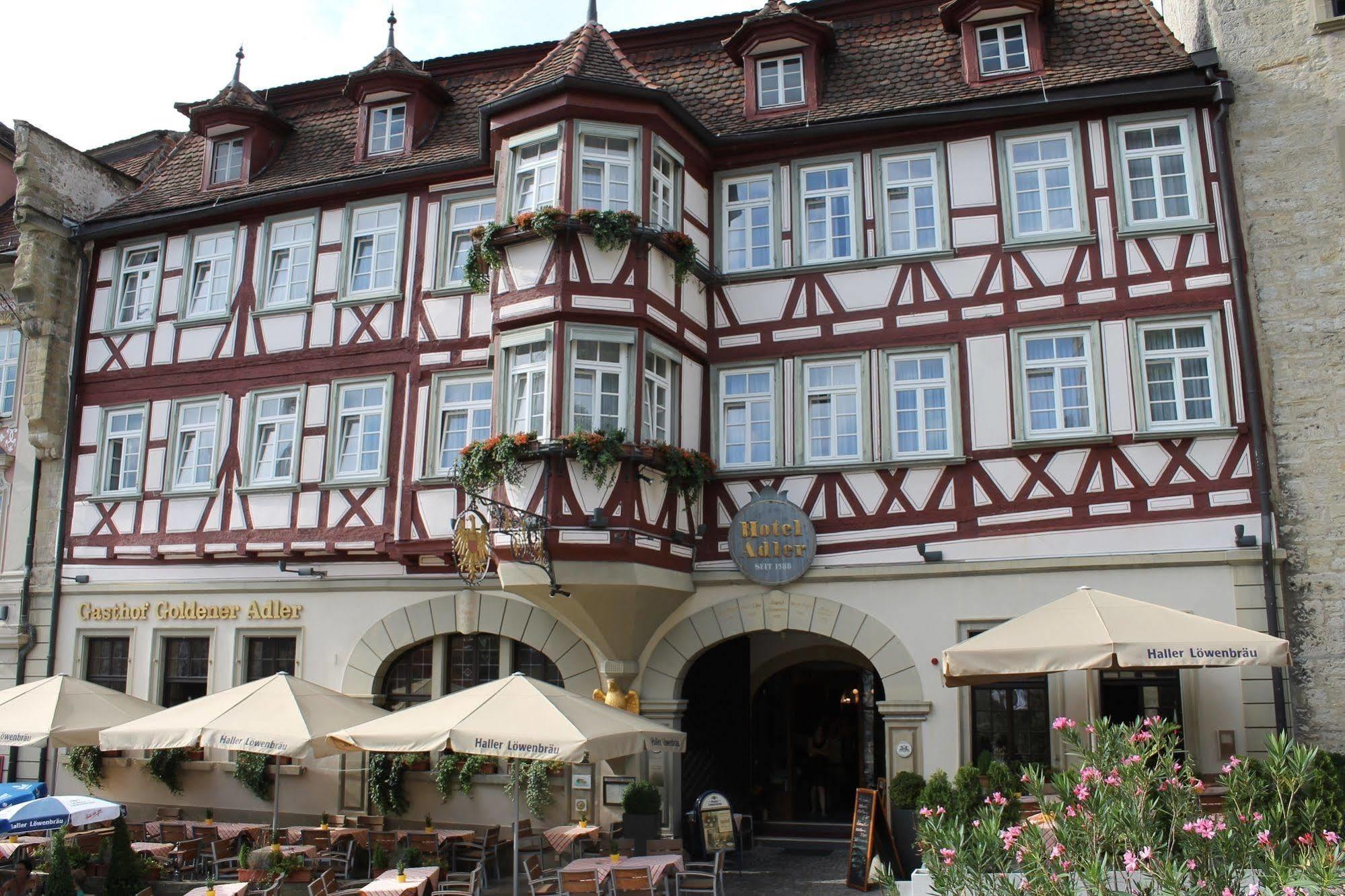 Stadt-Gut-Hotel Gasthof Goldener Adler Schwäbisch Hall Exteriör bild